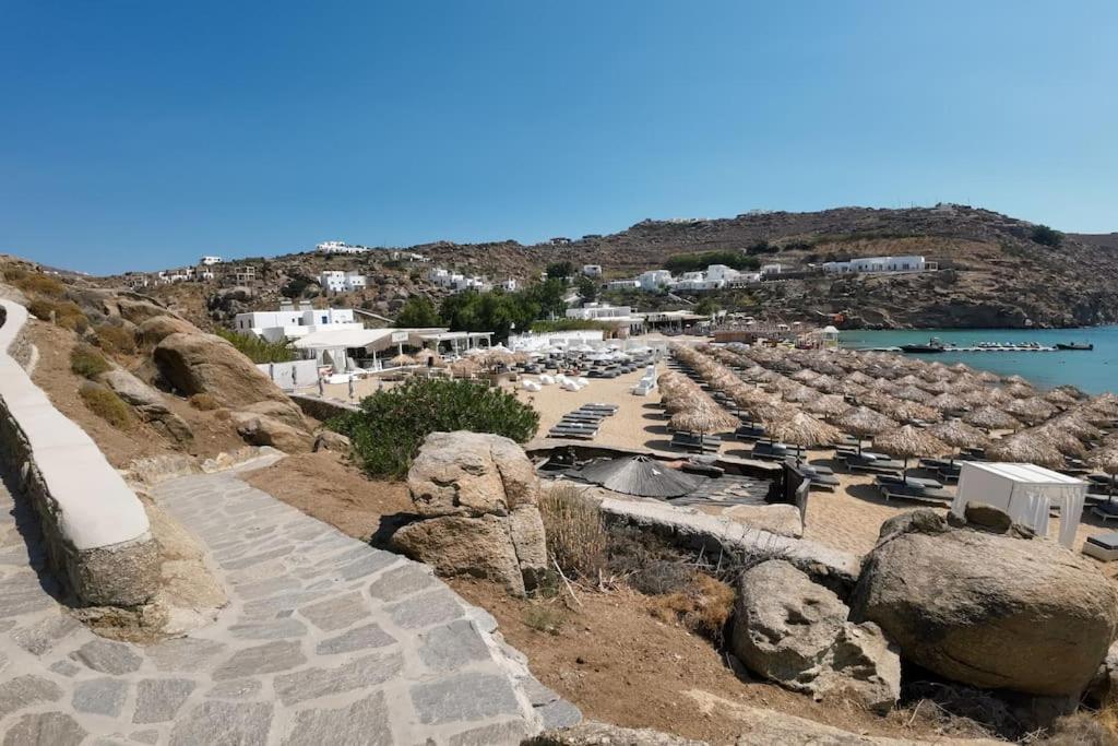 1Path Wave Mykonos Super Paradise Beach House Mykonos Town Luaran gambar